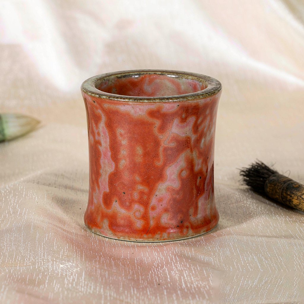 Peachbloom Brush Pot