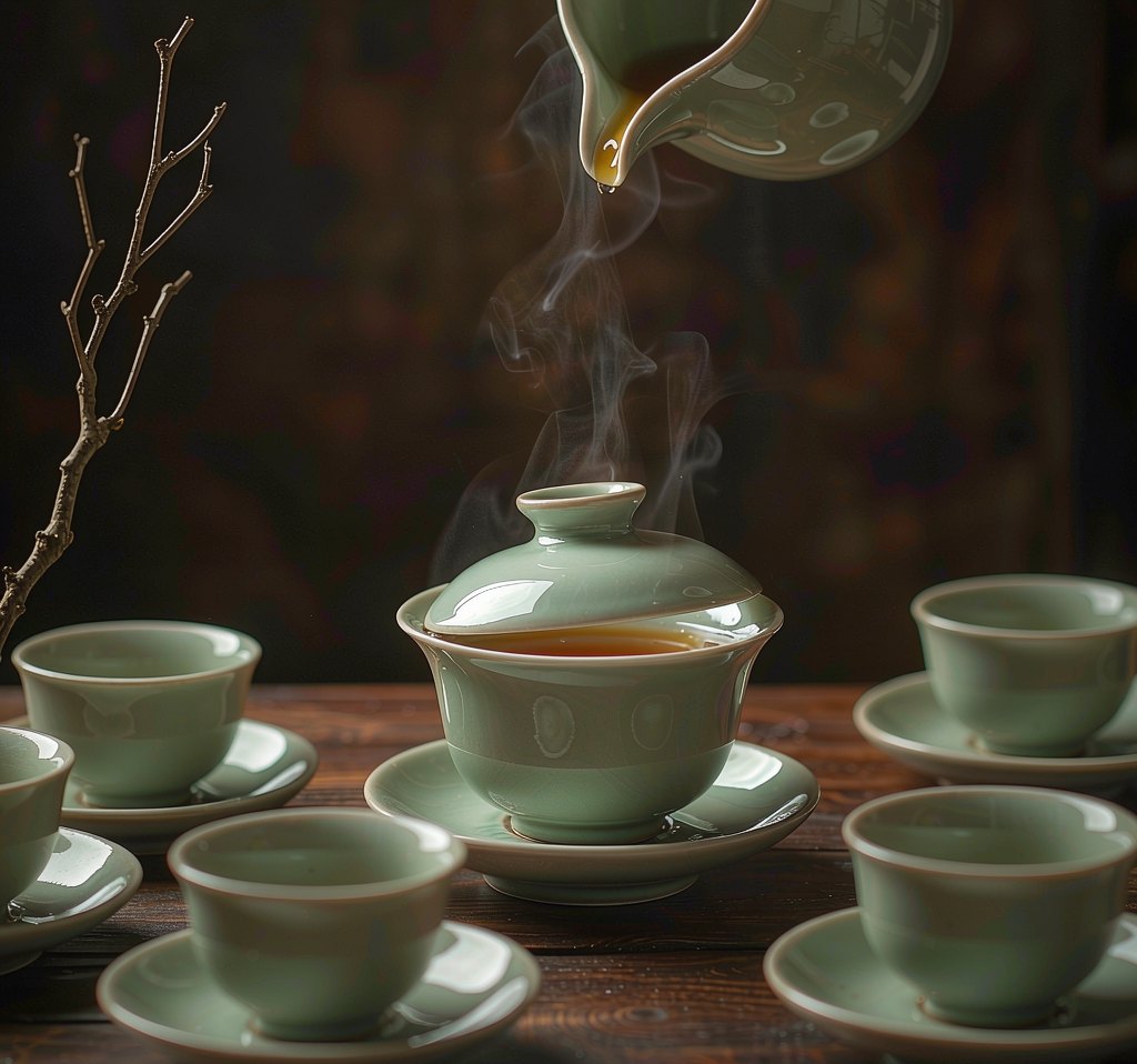 Celadon Tea Ceremony Set